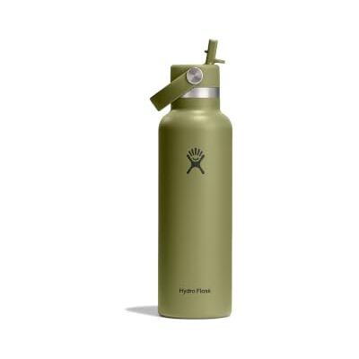 Hydro Flask – Standard Flex Straw Cap 621 ml (21 oz) Bottle Rostfritt stål, läckagesäker, passar mugghållare – Håller kallt i 24 tim – Palmer Green Hydro Flask – Standard Flex Straw Cap 621 ml (21 oz) Bottle Rostfritt stål, läckagesäker, passar mugghållare – Håller kallt i 24 tim – Palmer Green