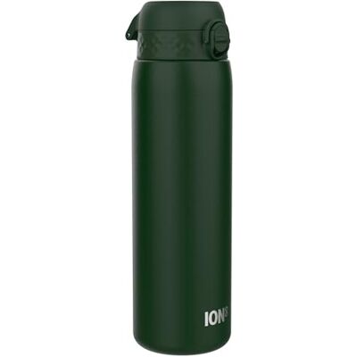 Ion8 Vattenflaska 1 Liter Termos Stål, 920 ml/31 oz, Läcksäker, Lätt att Öppna, Säkert Lås, Bärhandtag, Diskmaskinssäker, Repskyddad, Vakuumisolerad, Perfekt för Sport och Yoga, Mörkgrön Ion8 Vattenflaska 1 Liter Termos Stål, 920 ml/31 oz, Läcksäker, Lätt att Öppna, Säkert Lås, Bärhandtag, Diskmaskinssäker, Repskyddad, Vakuumisolerad, Perfekt för Sport och Yoga, Mörkgrön