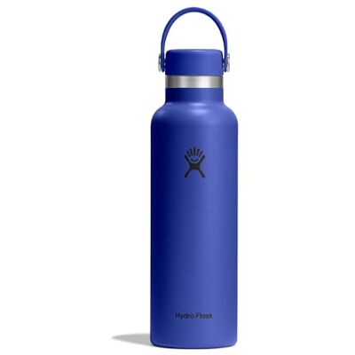 Hydro Flask – Standard Flex Cap 621 ml (21 oz) Bottle – Rostfritt Stål, Läckagesäker, Mugghållarkompatibel – Isolerad Kall 24 Timmar & Varm 12 Timmar – Capri Blue Hydro Flask – Standard Flex Cap 621 ml (21 oz) Bottle – Rostfritt Stål, Läckagesäker, Mugghållarkompatibel – Isolerad Kall 24 Timmar & Varm 12 Timmar – Capri Blue