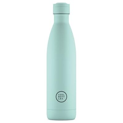 Cool Bottles Vattenflaska i rostfritt stål 750 ml Pastel Sky 30,5 x 7 cm Lufttät termisk flaska Kalla drycker 36 timmar och varma drycker 18 timmar Triple-Cool Technology BPA Free Cool Bottles Vattenflaska i rostfritt stål 750 ml Pastel Sky 30,5 x 7 cm Lufttät termisk flaska Kalla drycker 36 timmar och varma drycker 18 timmar Triple-Cool Technology BPA Free