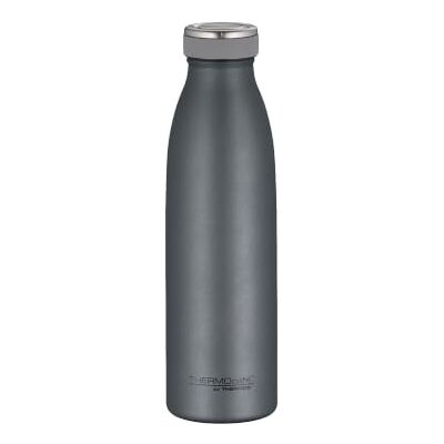 THERMOcafé av THERMOS TC Bottle termosflaska, rostfritt stål, grå matta, 500 ml THERMOcafé av THERMOS TC Bottle termosflaska, rostfritt stål, grå matta, 500 ml