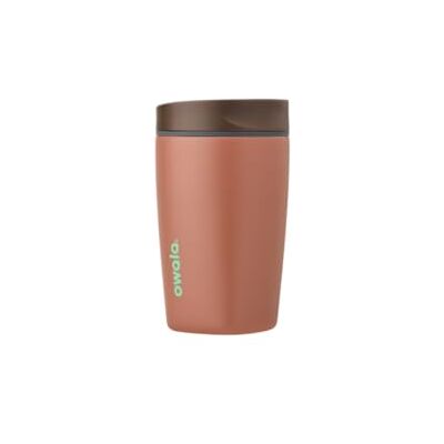 Owala SmoothSip Slider isolerad rostfritt stål kaffebehållare, återanvändbar iskaffekopp, varm kaffe resemugg, BPA-fri 350 ml, mysig kakao Owala SmoothSip Slider isolerad rostfritt stål kaffebehållare, återanvändbar iskaffekopp, varm kaffe resemugg, BPA-fri 350 ml, mysig kakao
