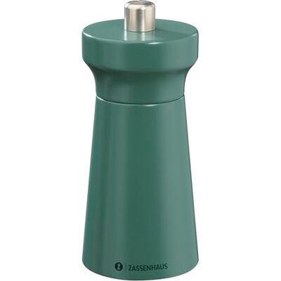 Zassenhaus saltkvarn WESTERLAND deep forest lackerat bokträ med steglöst justerbar högpresterande keramisk kvarn kryddkvarn för salt 12 cm, Ø 5,4 cm Zassenhaus saltkvarn WESTERLAND deep forest lackerat bokträ med steglöst justerbar högpresterande keramisk kvarn kryddkvarn för salt 12 cm, Ø 5,4 cm
