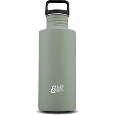 Esbit Vattenflaska Sculptor, rostfritt stål, BPA-fri, svart, silver och mer, 0,75 l och 1 L, skola, vatten, cykel, sport Esbit Vattenflaska Sculptor, rostfritt stål, BPA-fri, svart, silver och mer, 0,75 l och 1 L, skola, vatten, cykel, sport