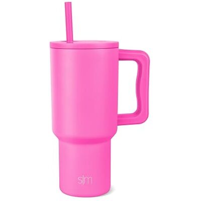 Simple Modern 30 cl tumlare med handtag och sugrörslock isolerad kopp återanvändbar rostfritt stål vattenflaska resemugg mugghållare vänlig gåvor för kvinnor honom henne Trek Collection Hallon Simple Modern 30 cl tumlare med handtag och sugrörslock isolerad kopp återanvändbar rostfritt stål vattenflaska resemugg mugghållare vänlig gåvor för kvinnor honom henne Trek Collection Hallon