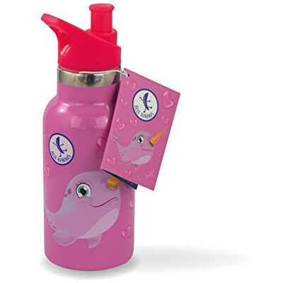 P:OS Rostfritt stål vattenflaska Blue Bananas Kids Narwhale - Water Bottle P:OS Rostfritt stål vattenflaska Blue Bananas Kids Narwhale - Water Bottle