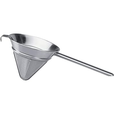 PIAZZA Kinesiskt rostfritt stål konisk sil 24 cm Flytande kon- och matkökssil (pressade, smoothies, såser, krämer, mjöl, pasta, ris) lägg till i ditt köksredskapsset PIAZZA Kinesiskt rostfritt stål konisk sil 24 cm Flytande kon- och matkökssil (pressade, smoothies, såser, krämer, mjöl, pasta, ris) lägg till i ditt köksredskapsset