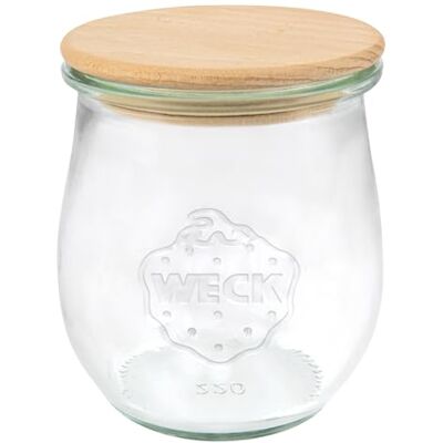 Weck Väck glas tulpanform #762 (12 stycken, innehåll 220 ml, glasburk med trälock silikontätning, förvaringsglas för nudlar/kryddor/flingor) 79200 Weck Väck glas tulpanform #762 (12 stycken, innehåll 220 ml, glasburk med trälock silikontätning, förvaringsglas för nudlar/kryddor/flingor) 79200