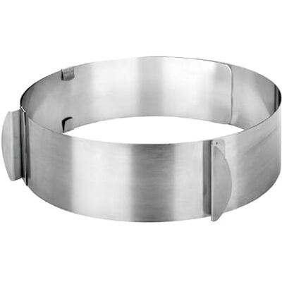 IBILI brödring justerbar 16-30 cm rostfritt stål, silver, 17 x 17 x 7 cm IBILI brödring justerbar 16-30 cm rostfritt stål, silver, 17 x 17 x 7 cm