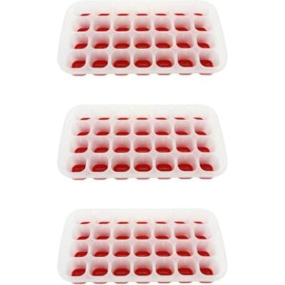 FACKELMANN 9910450 set med 3 isbitar, rosa isbitsbricka, kapacitet 28 isbitar, behållare för 28 isbitar, plast, silikon, 28 x 15 x 3,5 cm FACKELMANN 9910450 set med 3 isbitar, rosa isbitsbricka, kapacitet 28 isbitar, behållare för 28 isbitar, plast, silikon, 28 x 15 x 3,5 cm
