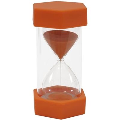 TimeTEX Sandur, 12 cm, 6,5 cm diameter, 10 minuter, X-stor, orange TimeTEX Sandur, 12 cm, 6,5 cm diameter, 10 minuter, X-stor, orange
