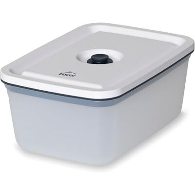 LACOR 69694 Smart matbehållare, lufttät behållare, med speciell vakuumventil, stapelbar, lämplig för diskmaskin, mikrovågsugn, kylskåp och frys, BPA-fri, 2 300 ml LACOR 69694 Smart matbehållare, lufttät behållare, med speciell vakuumventil, stapelbar, lämplig för diskmaskin, mikrovågsugn, kylskåp och frys, BPA-fri, 2 300 ml
