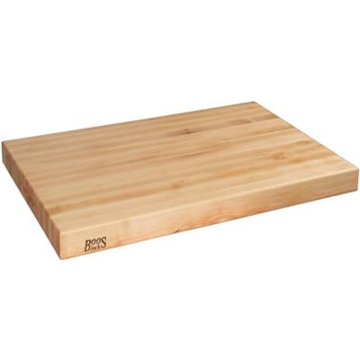 John Boos Boos Block professionell skärbräda XXL – 76 x 59 x 6 cm – nordamerikansk lönn skärbräda trä stor – antibakteriell – skärbräda extra tjock – hackbräda – hackblock – livsmedelssäker John Boos Boos Block professionell skärbräda XXL – 76 x 59 x 6 cm – nordamerikansk lönn skärbräda trä stor – antibakteriell – skärbräda extra tjock – hackbräda – hackblock – livsmedelssäker