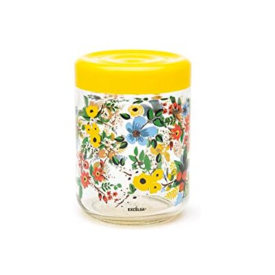 Excelsa Fiori Frida Kanna med lock, 800 ml, Glas Excelsa Fiori Frida Kanna med lock, 800 ml, Glas
