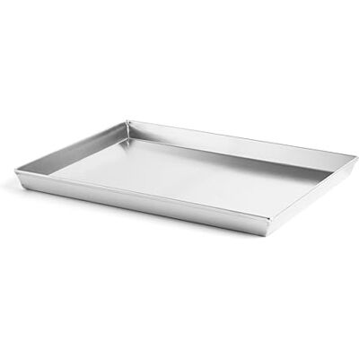 Marcato Rektangulär bakform, kakform, aluminium, 40 x 30 cm, enhetlig bakning, lätt och hållbar Marcato Rektangulär bakform, kakform, aluminium, 40 x 30 cm, enhetlig bakning, lätt och hållbar
