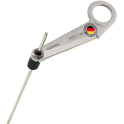 Westmark spiralsvarv, längd: 24 cm, Blad av rostfritt stål/Aluminium, Silver/grå, 51302260 Westmark spiralsvarv, längd: 24 cm, Blad av rostfritt stål/Aluminium, Silver/grå, 51302260