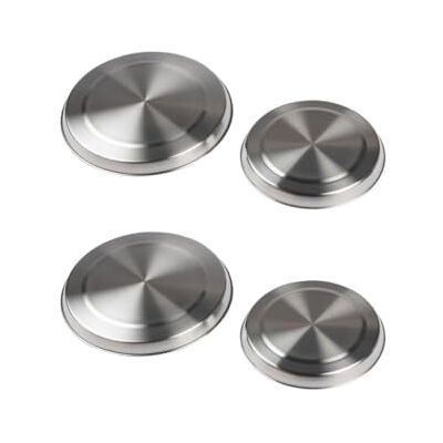 FACKELMANN 9928250 set med 2 gas- och elhällskydd, spishällskydd, rostfritt stål, 16 och 20 cm (2 x 2 stycken) FACKELMANN 9928250 set med 2 gas- och elhällskydd, spishällskydd, rostfritt stål, 16 och 20 cm (2 x 2 stycken)