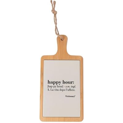 Tivoli Skärbräda i bambu, keramik, med bokstäver, 15 x 29,5 cm, Victionary Tivoli Skärbräda i bambu, keramik, med bokstäver, 15 x 29,5 cm, Victionary