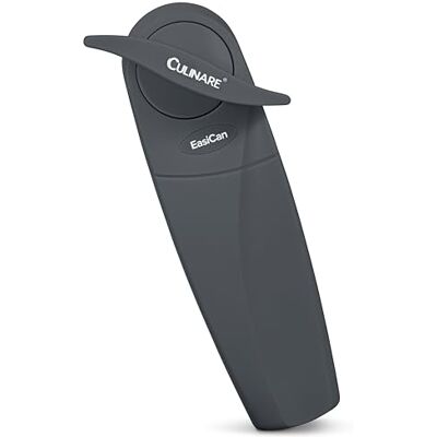 Culinare Easican tennöppnare, grå, plast/rostfritt stål, manuell burköppnare, säker lockborttagning, bekvämt grepp Culinare Easican tennöppnare, grå, plast/rostfritt stål, manuell burköppnare, säker lockborttagning, bekvämt grepp