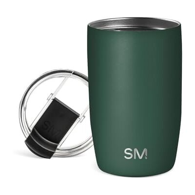 Simple Modern Resekaffemugg tumlare med flip-lock återanvändbart isolerat rostfritt stål kallbryggd iskaffekopp termos gåvor för kvinnor män honom henne Voyager Collection 355 ml skog Simple Modern Resekaffemugg tumlare med flip-lock återanvändbart isolerat rostfritt stål kallbryggd iskaffekopp termos gåvor för kvinnor män honom henne Voyager Collection 355 ml skog