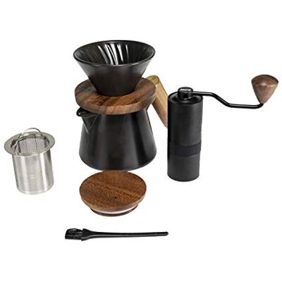 Asso Coffee Ess kaffe set med manuell kvarn Asso Coffee Ess kaffe set med manuell kvarn