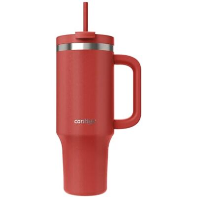 Contigo Tumbler 1 200 ml med handtag rostfritt stål vakuumisolerad vattenflaska med sugrör och lock kall i 29 timmar resemugg termisk flaska BPA-fri Indigo Contigo Tumbler 1 200 ml med handtag rostfritt stål vakuumisolerad vattenflaska med sugrör och lock kall i 29 timmar resemugg termisk flaska BPA-fri Indigo