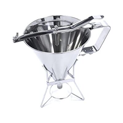 Maxima Slagdispenser 1,6 L rostfritt stål inkl. doseringsknapp professionell slagdispenser hygienisk och hållbar Maxima Slagdispenser 1,6 L rostfritt stål inkl. doseringsknapp professionell slagdispenser hygienisk och hållbar