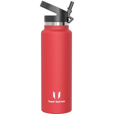Super Sparrow Vattenflaska 1.5L Rostfritt Stål Vattenflaska Termos Standard Mun Giftfri BPA-Fri Perfekt Som Sportflaska Super Sparrow Vattenflaska 1.5L Rostfritt Stål Vattenflaska Termos Standard Mun Giftfri BPA-Fri Perfekt Som Sportflaska