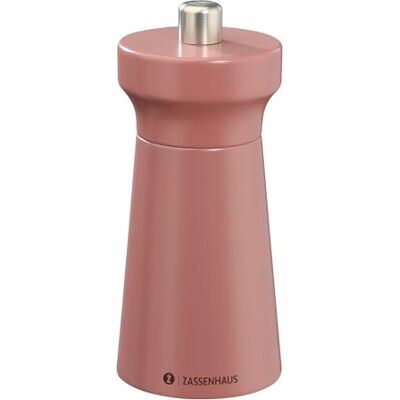 Zassenhaus Saltkvarn WESTERLAND koral lackerat bokträ med steglöst justerbar högpresterande keramisk kvarn kryddkvarn för salt 12 cm, Ø 5,4 cm Zassenhaus Saltkvarn WESTERLAND koral lackerat bokträ med steglöst justerbar högpresterande keramisk kvarn kryddkvarn för salt 12 cm, Ø 5,4 cm