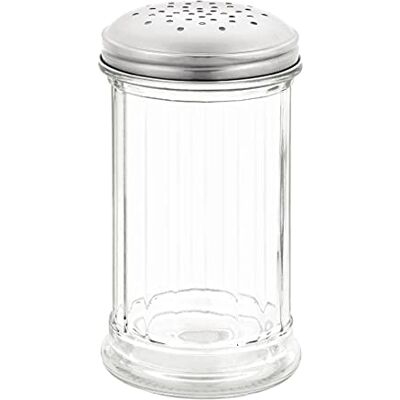 Olympia Sockerhällare med 4 x 140 x 70 mm flerhålsbehållare i glas och rostfritt stål Olympia Sockerhällare med 4 x 140 x 70 mm flerhålsbehållare i glas och rostfritt stål