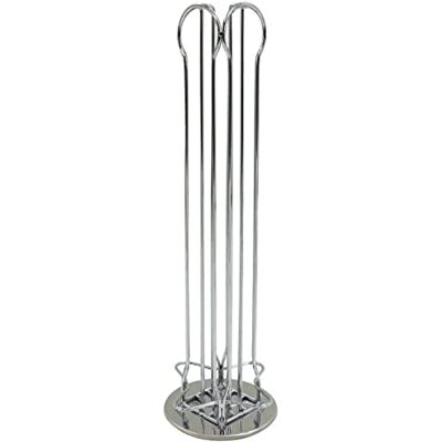 FACKELMANN 42164 Nespressokapseldispenser, Nespressokapselhållare, kaffekapslar, krom rostfritt stål, silver, 11,3 x 11,3 x 37,5 cm FACKELMANN 42164 Nespressokapseldispenser, Nespressokapselhållare, kaffekapslar, krom rostfritt stål, silver, 11,3 x 11,3 x 37,5 cm