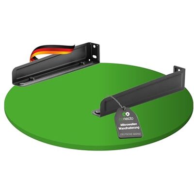 conecto SA-MWH-04 Microwave Oven Mount, stål, svart, en storlek conecto SA-MWH-04 Microwave Oven Mount, stål, svart, en storlek