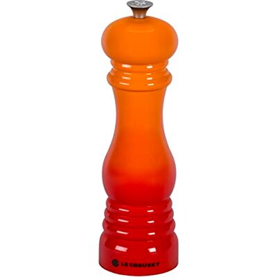 Le Creuset Saltkvarn, ABS-plast, 6,2 x 6,2 x 20,8 cm, keramisk kvarn, ugnsröd Le Creuset Saltkvarn, ABS-plast, 6,2 x 6,2 x 20,8 cm, keramisk kvarn, ugnsröd