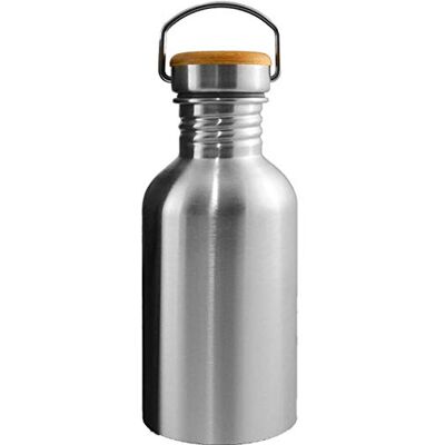 Ferrino - Gliz Inox 0,5L - Rostfritt stål - 0,5L - Vattenflaska Ferrino - Gliz Inox 0,5L - Rostfritt stål - 0,5L - Vattenflaska
