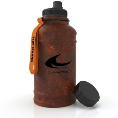 Daikoku Stainless Steel Water Bottle 1.3l BPA Free Användbar för gymmet och alla typer av sport Dubbelväggs termos 12 till 24 timmar Orange Daikoku Stainless Steel Water Bottle 1.3l BPA Free Användbar för gymmet och alla typer av sport Dubbelväggs termos 12 till 24 timmar Orange