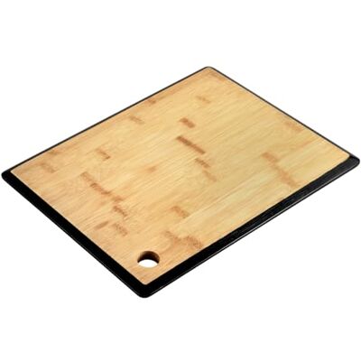Kesper Skärbräda, material: bambu, mått: 35 x 26 x 1,5 cm, färg: brun, svart 58280 Kesper Skärbräda, material: bambu, mått: 35 x 26 x 1,5 cm, färg: brun, svart 58280