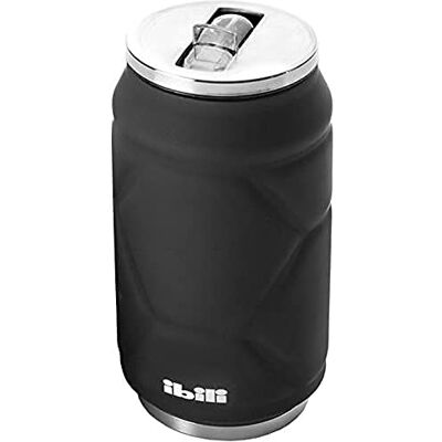 IBILI Eco isotermisk termos, rostfritt stål 18/10, soft touch, dubbla väggar, återanvändbar, 330 ml IBILI Eco isotermisk termos, rostfritt stål 18/10, soft touch, dubbla väggar, återanvändbar, 330 ml