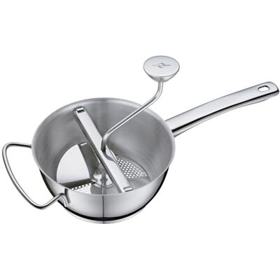 Küchenprofi Köksprofi Trio passerare tillverkad av högkvalitativt, rostfritt stål, Ø 20 cm, inklusive 3 tillbehör (fin, medium, grov), perfekt för soppor, såser och puréer utan konserveringsmedel Küchenprofi Köksprofi Trio passerare tillverkad av högkvalitativt, rostfritt stål, Ø 20 cm, inklusive 3 tillbehör (fin, medium, grov), perfekt för soppor, såser och puréer utan konserveringsmedel