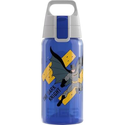 Sigg Vattenflaska för barn – Viva One Disney – Batman – lämplig för kolsyrade drycker – läckagesäker – diskmaskinssäker – BPA-fri – sport och skola – Batman – 0,5 l Sigg Vattenflaska för barn – Viva One Disney – Batman – lämplig för kolsyrade drycker – läckagesäker – diskmaskinssäker – BPA-fri – sport och skola – Batman – 0,5 l
