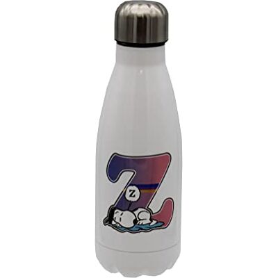 CYP Snoopy rostfri vattenflaska, hermetisk stängning, med flerfärgad bokstav Z-design, 550 ml, vit färg, officiell produkt ( Brands) CYP Snoopy rostfri vattenflaska, hermetisk stängning, med flerfärgad bokstav Z-design, 550 ml, vit färg, officiell produkt ( Brands)