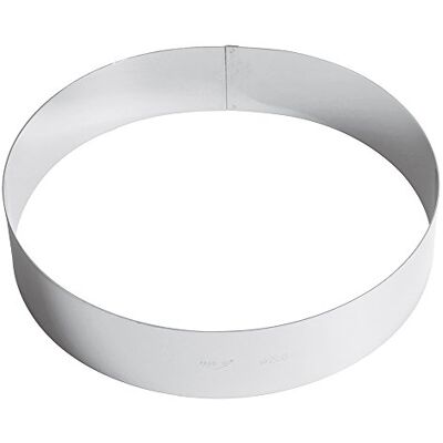 PADERNO 47534 Tårtring - Rostfritt stål, 28cm, Bakning & Efterrätt PADERNO 47534 Tårtring - Rostfritt stål, 28cm, Bakning & Efterrätt