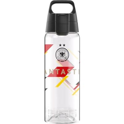 Sigg – Tritan vattenflaska – Total Color ONE DFB Fantastic – lämplig för kolsyrade drycker – diskmaskinssäker – läckagesäker – lätt – BPA-fri – transparent – 0,6 l Sigg – Tritan vattenflaska – Total Color ONE DFB Fantastic – lämplig för kolsyrade drycker – diskmaskinssäker – läckagesäker – lätt – BPA-fri – transparent – 0,6 l