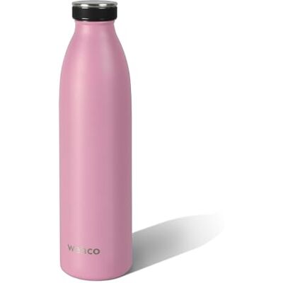 wenco Vattenflaska i rostfritt stål falmingo rosa – 750 ml – perfekt för barn, BPA-fri, läckagesäker, lämplig för kolsyra – liten termosflaska för bubblor, sport, skola, fitness wenco Vattenflaska i rostfritt stål falmingo rosa – 750 ml – perfekt för barn, BPA-fri, läckagesäker, lämplig för kolsyra – liten termosflaska för bubblor, sport, skola, fitness