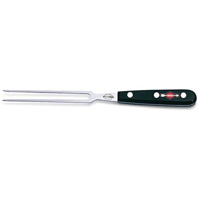 Dick F. Tjock korvgaffel, köttgaffel I gaffel 15 cm till handtaget, rostfri, vattentät, hygienisk, perfekt för disken, stekning, kött, fisk I 91017152, kromstål, svart Dick F. Tjock korvgaffel, köttgaffel I gaffel 15 cm till handtaget, rostfri, vattentät, hygienisk, perfekt för disken, stekning, kött, fisk I 91017152, kromstål, svart