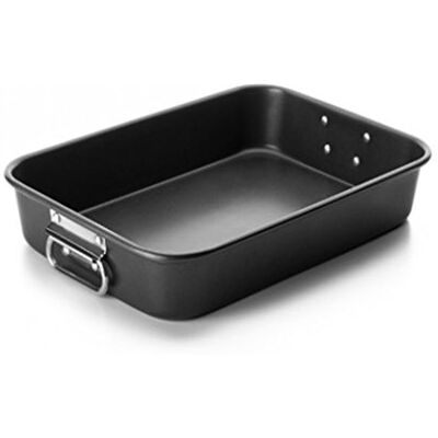 IBILI borste med handtag 40 x 28 x 6,8 cm, metall, svart/silver, 30 cm IBILI borste med handtag 40 x 28 x 6,8 cm, metall, svart/silver, 30 cm