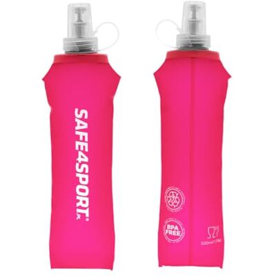 Safe4sport Soft Flask 500ml Rosa - Vattenflaska Safe4sport Soft Flask 500ml Rosa - Vattenflaska
