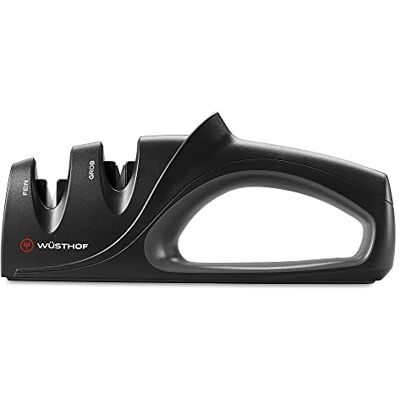 WÜSTHOF Wusthof Precision Edge 2 knivvässare, syntetisk, svart, tvåstegs WÜSTHOF Wusthof Precision Edge 2 knivvässare, syntetisk, svart, tvåstegs