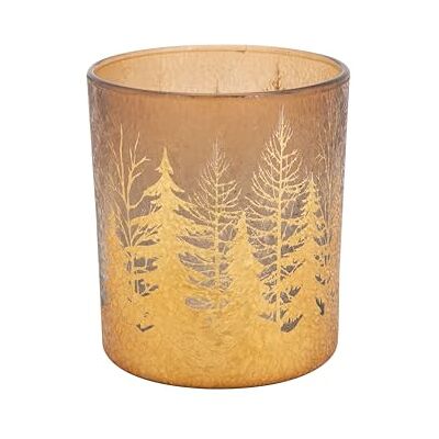 Cosy & Trendy Cosy Home Set med 6 Cracke Trees Glasljusstakar Guld 9X9XH10 Cm Cosy & Trendy Cosy Home Set med 6 Cracke Trees Glasljusstakar Guld 9X9XH10 Cm