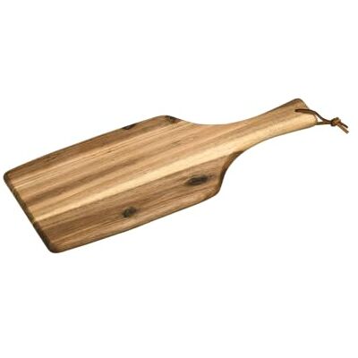 Kesper 28197 skär- och serveringsbräda 42 x 17 cm av akaciaträ med handtag och slinga/skärbräda Kesper 28197 skär- och serveringsbräda 42 x 17 cm av akaciaträ med handtag och slinga/skärbräda