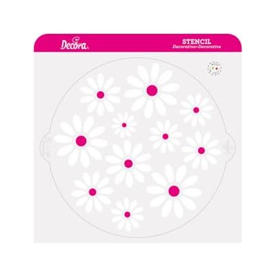 Decora Dekorativa stenciler tusenskönor, mått 25 cm Ø 25 cm (10 tum) Livsmedelssäker Tillverkad i Italien Decora Dekorativa stenciler tusenskönor, mått 25 cm Ø 25 cm (10 tum) Livsmedelssäker Tillverkad i Italien